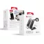 Forcell F-Energy Simply Charge 3 az 1-ben vezeték nélküli töltő alumínium Apple Watch / Samsung Watch kompatibilis szürke
