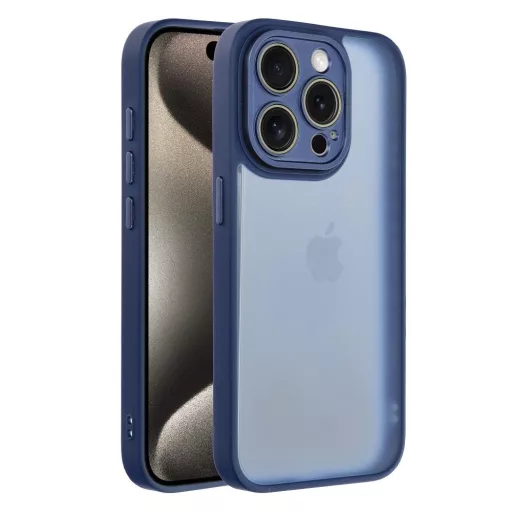 VARIETE Variete Mag Cover tok iPhone 16e (SE 4 2025) / 17e sötétkék