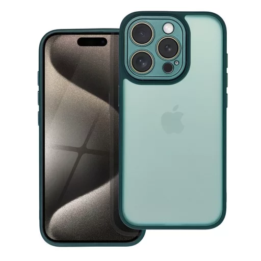 VARIETE Variete Mag Cover tok iPhone 16e (SE 4 2025) / 17e sötétzöld