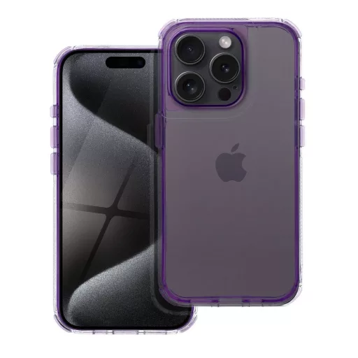 Matrix Clear tok iPhone 16e (SE 4 2025) / 17e  lila