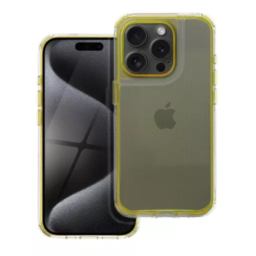 Matrix Clear tok iPhone 16e (SE 4 2025) / 17e  sárga