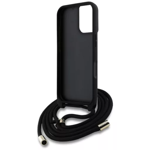 GUESS tok iPhone 16 GUHCP16SP4GMGCRW (CBDY PU 4G Big Logo W/Cord Strap) barna