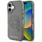 KARL LAGERFELD tok iPhone 16 Pro KLHCP16LHKHDCELK (IML Rhinestones S K Head) fekete