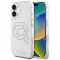 KARL LAGERFELD tok iPhone 16 KLHCP16SHKHDCELT (IML Rhinestones K Head) átlátszó