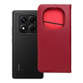   Smart Pro Leather bőrhatású flip tok XIAOMI Redmi Note 14 PRO 4G bordó