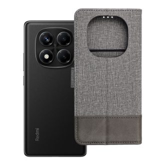 GOMMA Flip tok Xiaomi Redmi Note 14 PRO 4G szürke