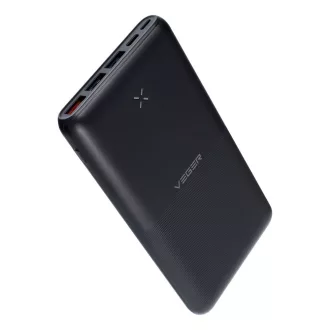 Veger (W2060) powerbank PD QC3.0 3A 20W 20000 mAh Fekete