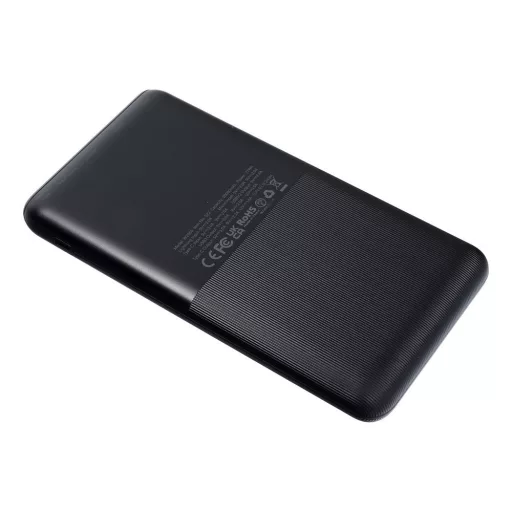 Veger (W2060) powerbank PD QC3.0 3A 20W 20000 mAh Fekete