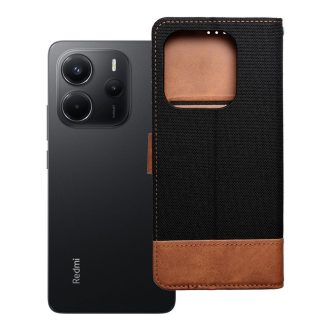   JEANS Flip tok Xiaomi Redmi Note 14 4G (GLOBAL - 164,84mm x 78,15mm x 8,16mm) fekete