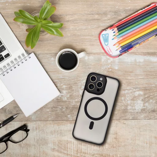 Variete Mag Cover tok iPhone 11 Magsafe kompatibilis fekete