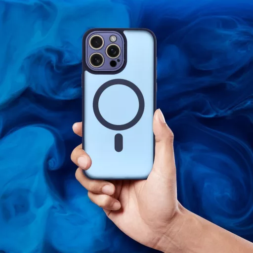 Variete Mag Cover tok iPhone 12 PRO Magsafe kompatibilis sötétkék