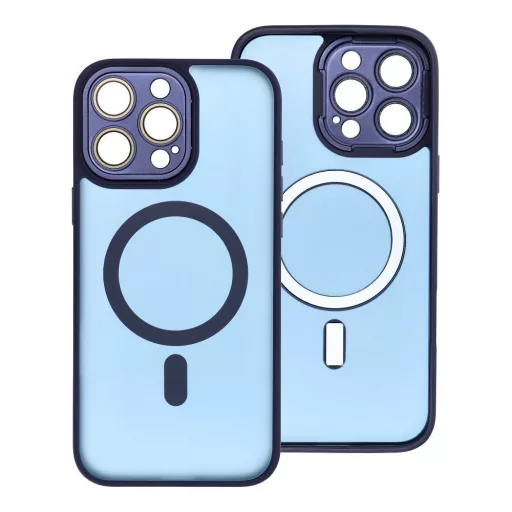 Variete Mag Cover tok iPhone 15 Magsafe kompatibilis sötétkék