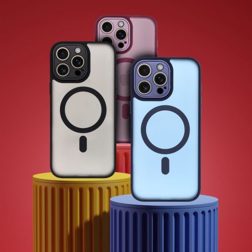 Variete Mag Cover tok iPhone 15 PRO Magsafe kompatibilis sötétkék