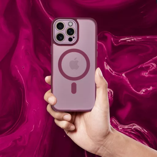 Variete Mag Cover tok iPhone 16 Magsafe kompatibilis lila