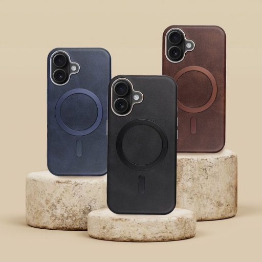 Gentleman Mag Cover tok iPhone 13 PRO  Magsafe kompatibilis sötétkék