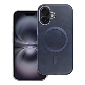   Gentleman Mag Cover tok iPhone 15 PRO  Magsafe kompatibilis sötétkék