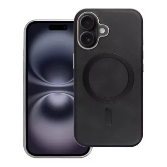   Gentleman Mag Cover tok iPhone 16  Magsafe kompatibilis fekete