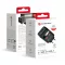 Forcell F-Energy hálózati töltő GaN USB-C + USB-A + visszahúzható USB-C kábel PD QC4.0 3A 70W VT-R7 szürke