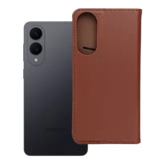   Smart Pro Leather bőrhatású flip tok SAMSUNG S25 Edge barna