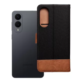 JEANS Flip tok SAMSUNG S25 Edge fekete