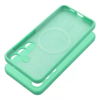   Szilikon tok 2 mm Samsung S25 EDGE  Magsafe kompatibilis menta