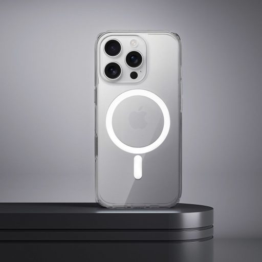 Clear tok 2 mm iPhone 15 PRO MAX  Mag Cover Magsafe kompatibilis  (kameravédős) átlátszó