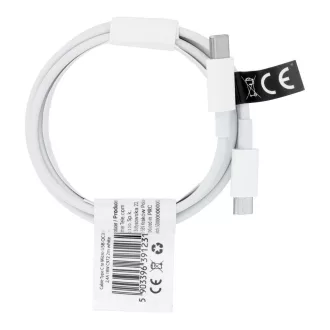  USB-C – Micro USB töltőkábel C972 QC3.0 2,4A 18W 2 m fehér