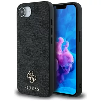   GUESS tok iPhone 16e (SE 4 2025) Magsafe kompatibilis GUHMPSE4P4SM4MK (PU 4G Small 4G and Classic) fekete