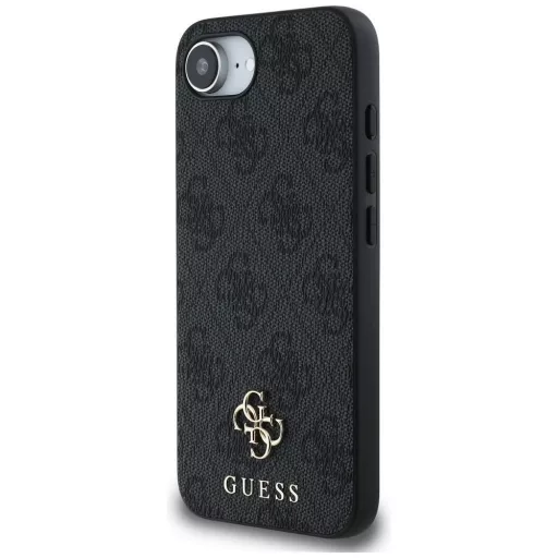 GUESS tok iPhone 16e (SE 4 2025) Magsafe kompatibilis GUHMPSE4P4SM4MK (PU 4G Small 4G and Classic) fekete