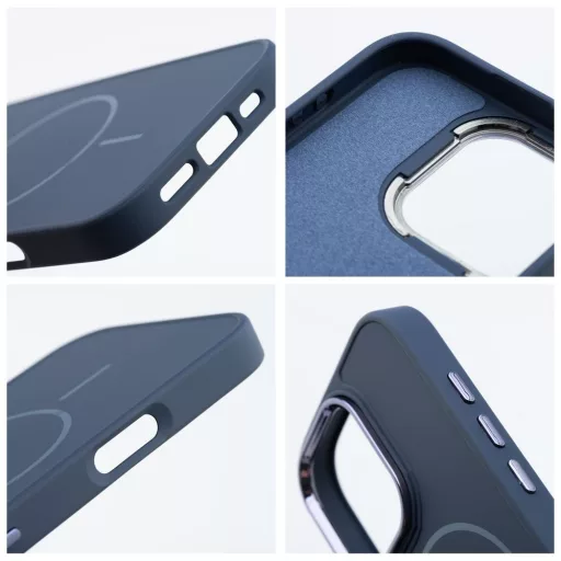 iPhone 12 mini Frame MagSafe kompatibilis tok sötétkék