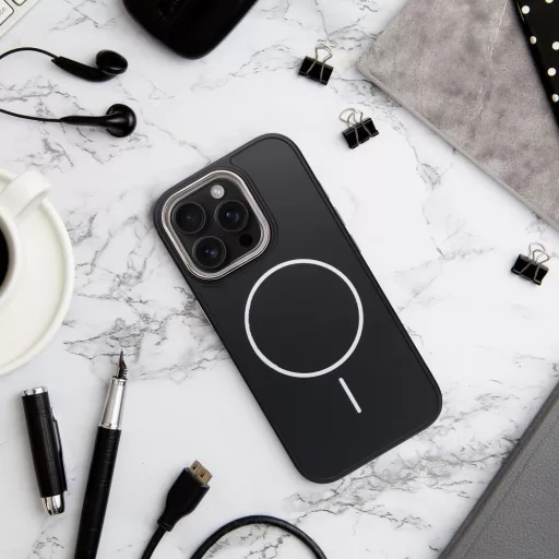 iPhone 12 Pro Frame MagSafe kompatibilis tok fekete