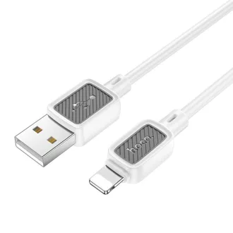 Hoco USB-A – Lightning töltőkábel X108 2,4A 1 m fehér