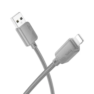 Hoco USB-A – Lightning töltőkábel X113 2,4A 1 m szürke