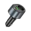 Hoco autós töltő USB-A + USB-C + szivargyújtó PD QC3.0 3A 35W Z56 fekete