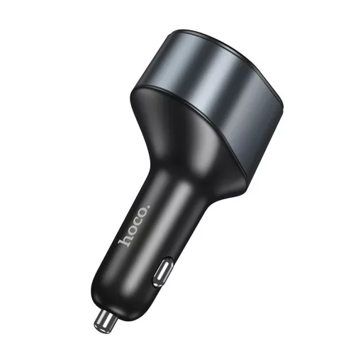 Hoco autós töltő USB-A + USB-C + szivargyújtó PD QC3.0 3A 35W Z56 fekete
