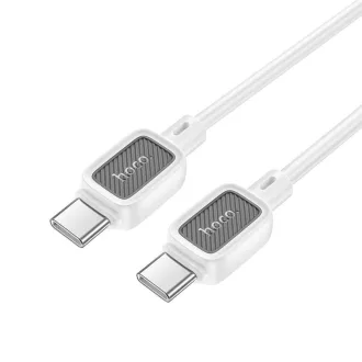 USB-C – USB-C töltőkábel Hoco 3A 60W 1 m X108 fehér