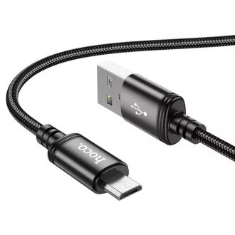 USB-A – Micro USB kábel Hoco 2,4A 1 m X89 fekete