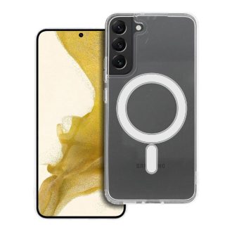   Átlátszó MagSafe kompatibilis tok Clear Mag Cover (STR) Samsung S22 PLUS átlátszó