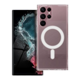   Clear Mag Cover tok Samsung S22 ULTRA  (STR) Magsafe kompatibilis átlátszó