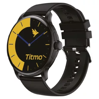 TITMO okosóra O-150 (AMOLED, Bluetooth hívás) fekete