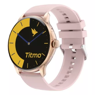 TITMO okosóra O-150 (AMOLED, Bluetooth hívás) rózsaszín