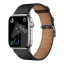 Forcell F-Design FA20 perforált eco-bőr szíj Apple Watch 38 / 40 / 41 mm fekete