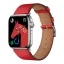Forcell F-Design FA20 perforált eco-bőr szíj Apple Watch 38 / 40 / 41 mm piros