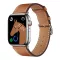 Forcell F-Design FA20 perforált eco-bőr szíj Apple Watch 42 / 44 / 45 / 49 mm barna
