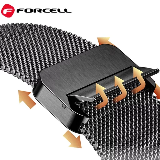 Forcell F-Design FA14 mágneses acél szíj Apple Watch 38 / 40 / 41 mm pink