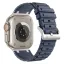 Forcell F-Design FA06 szilikon szíj lyukakkal Apple Watch 42 / 44 / 45 / 49 mm kék