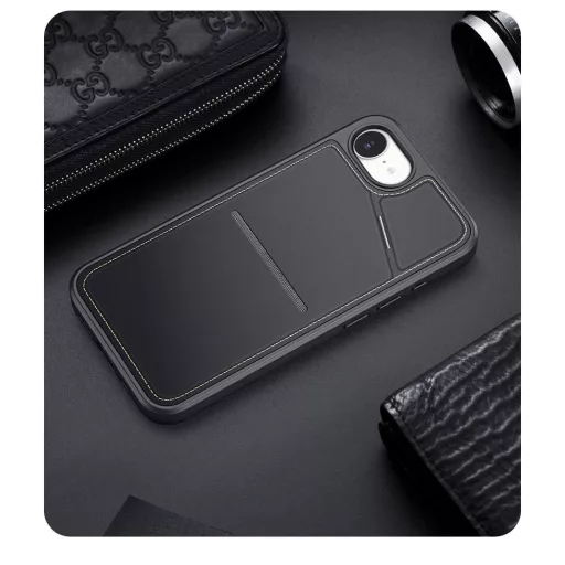 DUX DUCIS tok RAFI II MAG with stand Magsafe kompatibilis  iPhone 16e fekete