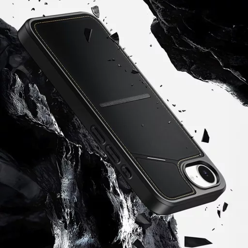 DUX DUCIS tok RAFI II MAG with stand Magsafe kompatibilis  iPhone 16e fekete