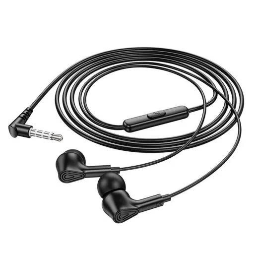 Hoco vezetékes fülhallgató 3,5 mm jack M102 fekete