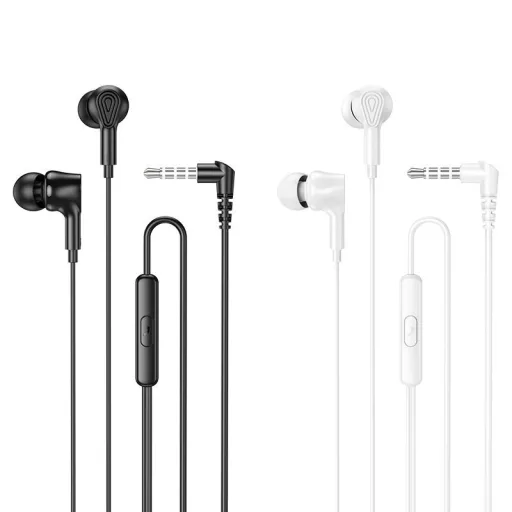 Hoco vezetékes fülhallgató 3,5 mm jack M102 fekete